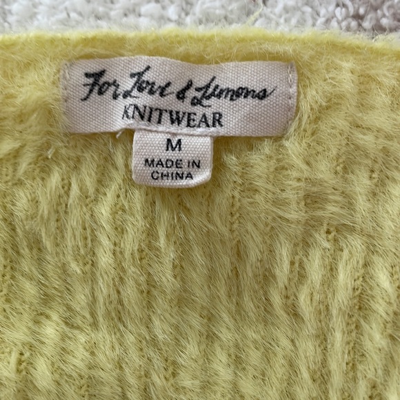 For Love & Lemons knit crop - Picture 3 of 3